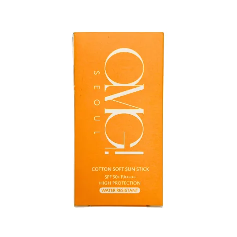 OMG cotton soft sun stick protector solar spf50+ resistente al agua