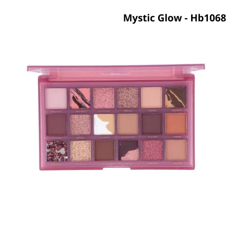 Ruby Rose Mystic Glow Paleta de Sombras 18 Colores