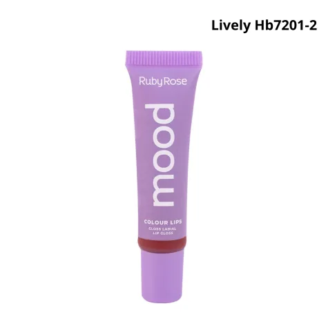 Ruby Rose Mood Gloss Labial Colour Lips Lively02
