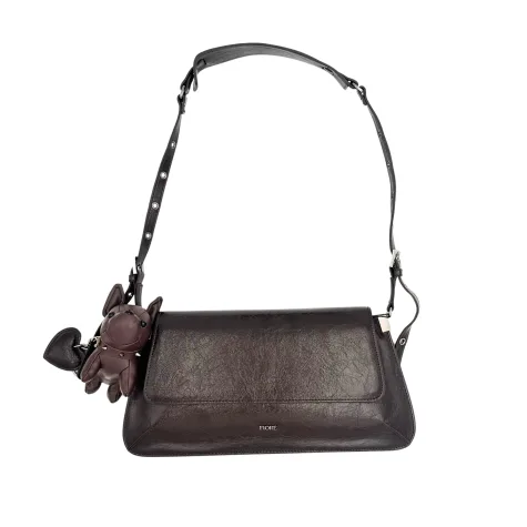 Fiore cartera baguete llavero dog brown