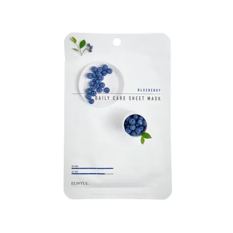 Eunyul mascarilla facial blueberry daily care sheet mask
