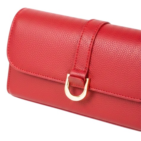 Fiore billetera mini bandolera red