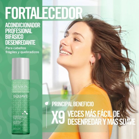 Revlon equave strengthening instant detangling acondicionador en spray para cabellos finos y fragiles