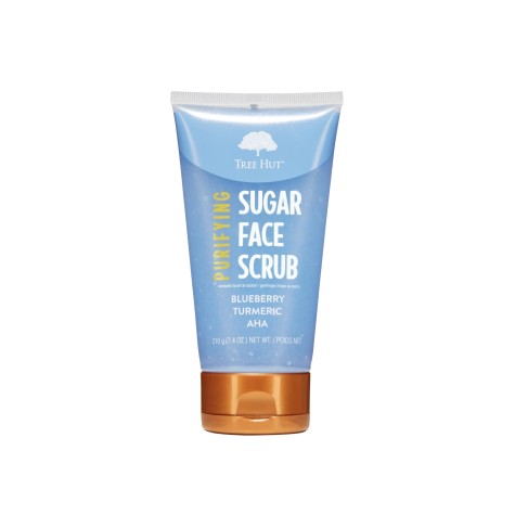 Tree Hut sugar face scrub blueberry&turmeric exfoliante