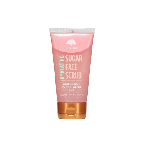 Tree Hut sugar face scrub watermelon&cactus water exfoliante