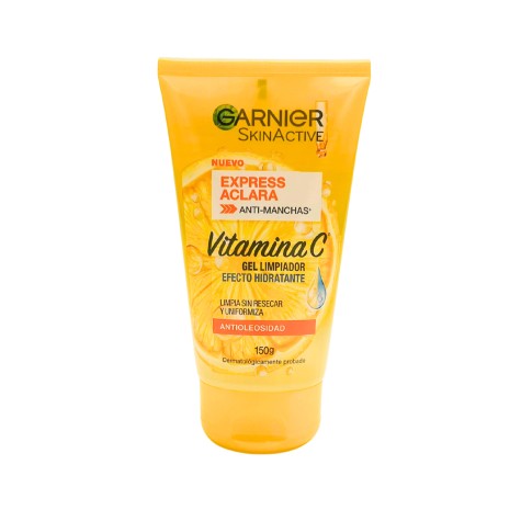 Garnier express aclara gel limpiador efecto hidratanre vitamina c