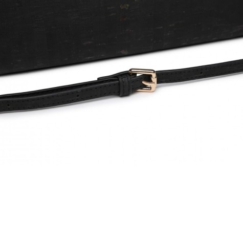 Fiore bandolera de Corcho Reciclado black