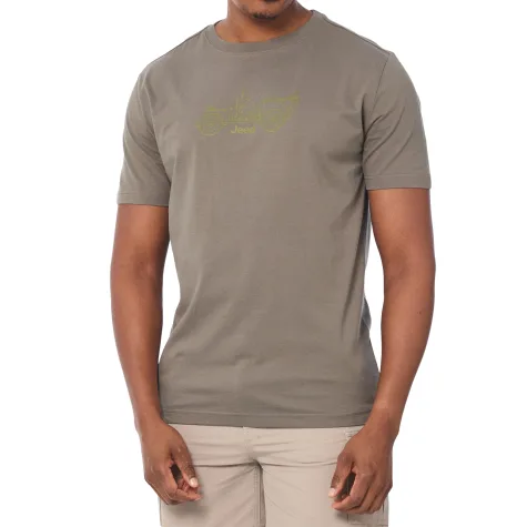Jeep core logo car tee olive