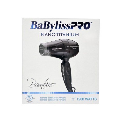 BabylissPro nanotitanium secador compacto bambino bivolt