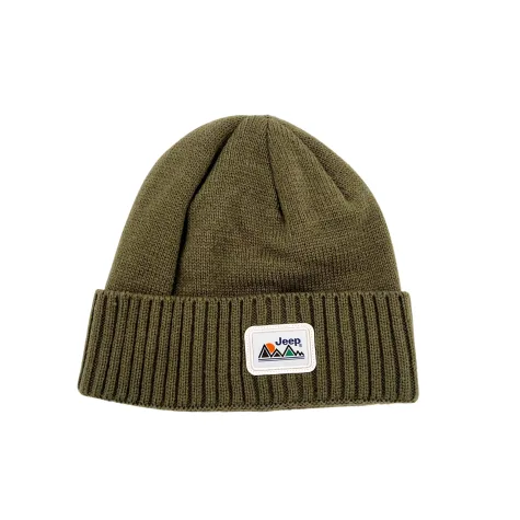 jeep chunky knit beanie green