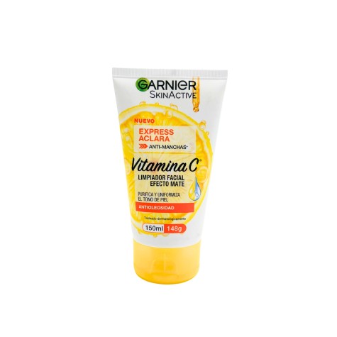 Garnier express aclara gel limpiador vitamina c