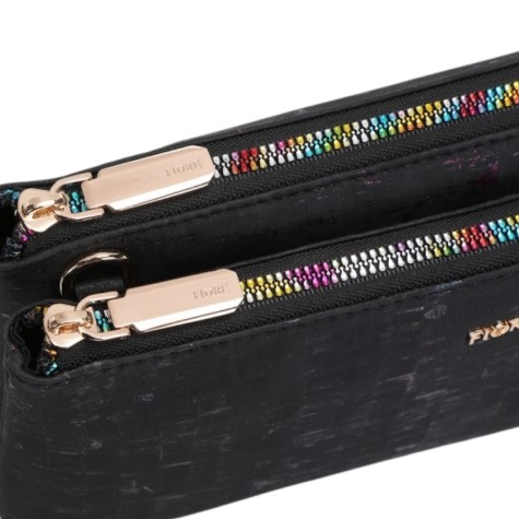 Fiore bandolera de Corcho Reciclado black