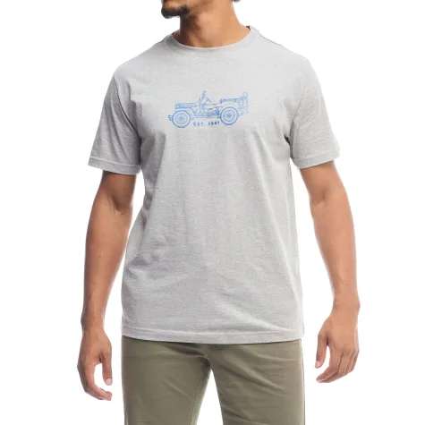 Jeep core logo car tee grey