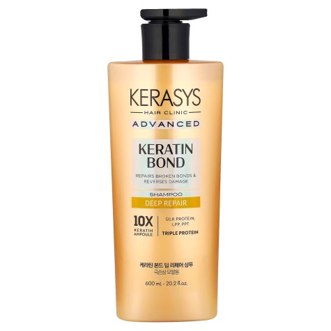 Kerasys advanced keratin bond deep repair shampoo 600ml
