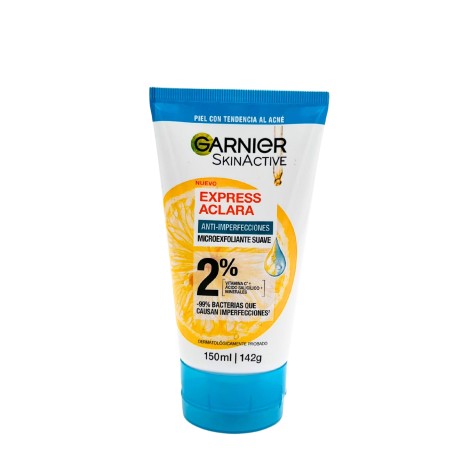 Garnier exfoliante express aclara anti Imperfecciones150ml