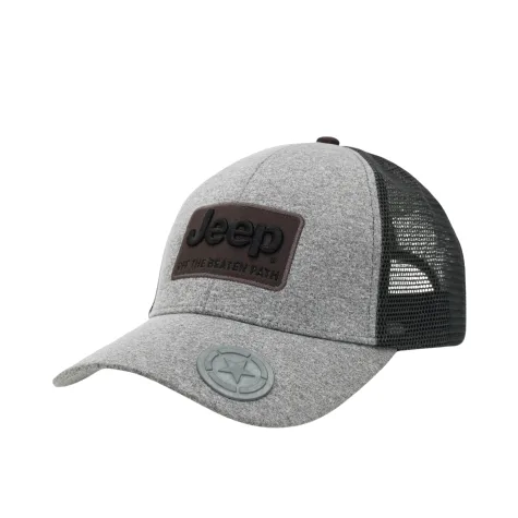 Jeep bottle opener cap grey