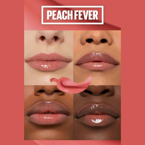 Maybelline Plumping Lip Gloss Peach Fever 005