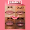 Maybelline Plumping Lip Gloss Blush Blaze 001
